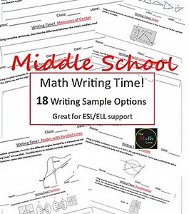 Writing Math Time! Middle School....ESL/TELPAS Journal STAAR