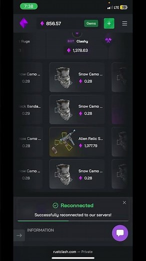 Rust Clash should sponsor me at this point #rustclash #rust #cryptocurrency #gambling #roulette #fyp