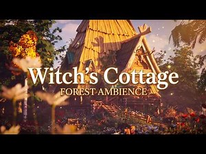 (NO MID-ROLL ADS) Cozy Autumn Witch Cottage 🍂 Fantasy Music & Ambience for Study, Reading & Relaxing