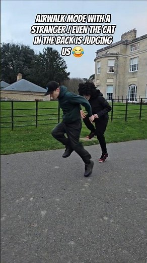 Airwalk mode with a stranger ⚡️ #airwalk #dance #airwalkchallenge #tutorial