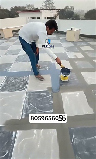 SBR work #construction #roofrightflat #homedesign #waterproofing #home #roofinginnovation #tiles