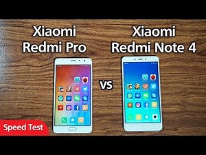 Xiaomi Redmi Note 4 vs Redmi Pro Speed Test & Benchmark (English Sub)