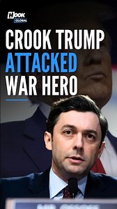 Jon Ossoff Destroys "Draft Dodging Crook" Trump For Trying To Jail American War Hero!