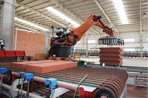 [Hot Item] High-Quality Robotic Arm Manufacturing Machine Clay Brick Stacker Palletizer for Brick Loading and Unloading