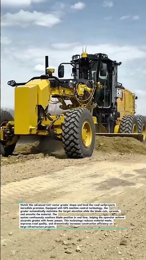 CAT GPS Grader Creates Perfect Roads! #CATGrader #GPSMachineControl #RoadConstruction