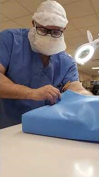 Sterile processing: Creating a beautiful wrapped package.