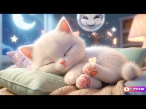 Sleepy Kitten Lullaby 🐱🌙 | Bedtime Song for Kids | Cute Nursery Rhymes & Baby Sleep Music