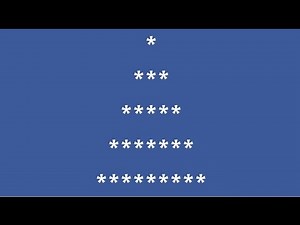 Triangle Stars {recursive function} [Tutorial 6]