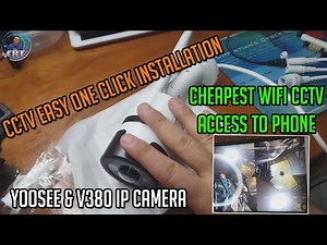 PAANO MAG SETUP NG CCTV GAMIT ANG PHONE | YOOSEE APP OR V380
