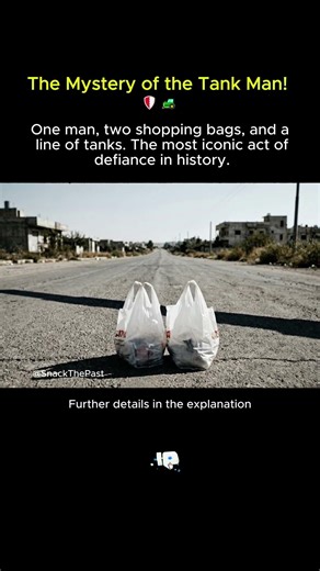 The Mystery of the Tank Man! 🛡️🚜 #Shorts #History #TankMan #1989 #mystery