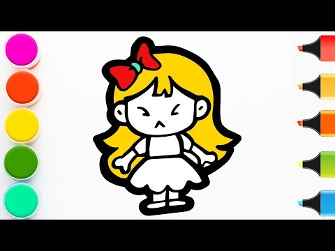 How to Draw a Cute Little Girl | Step by Step Easy