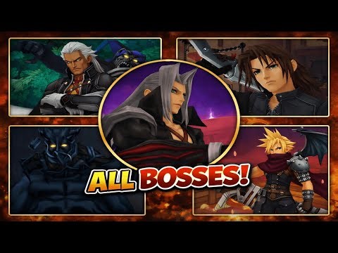 Kingdom Hearts All Bosses - All Boss Fights