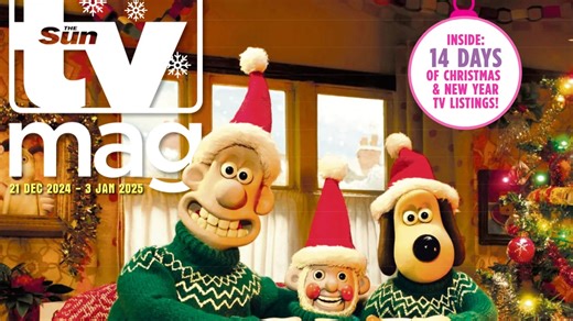 Get your FREE supersized Christmas TV Magazine in The Sun this Saturday