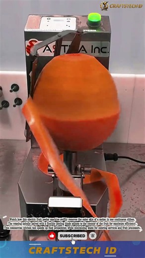 Fast & Precise Electric Fruit Peeler for Peeling and Prepping in Commercial Kitchens