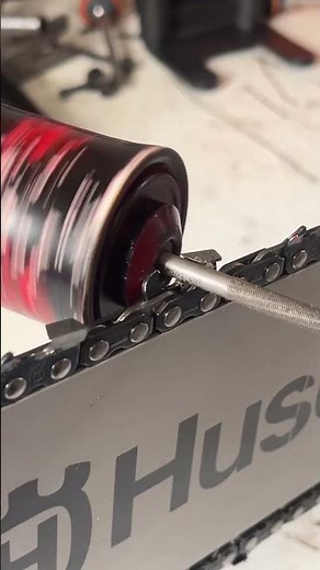 Cómo Afilar La Cadena De La Motosierra con Taladro