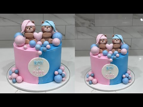 How to make a two tone cake | Cake decorating tutorials | Sugarella Sweets