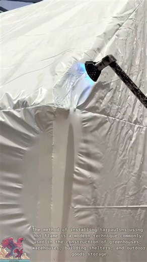 How to Install a Hot Air Flame Tarpaulin Quickly and Easily