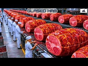 Inside a Modern Glazed Ham Factory From Pork to Packaged Glazed Ham Full Process
