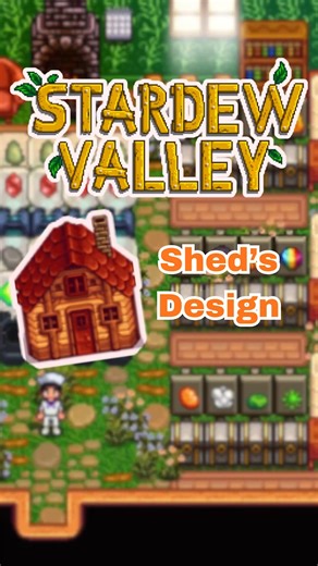 Allen on Instagram: "Top 3 Must Try Shed Design In Stardew Valley #stardew #stardewvalley #stardewvalleyfanart #cozy #cozygame #cozygamers #cozygamer #cozygaming #cozyvibes #nintendo #switch #console #pcgames #android #playstore #mobilegaming #fyp"