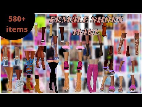 SIMSMAS #24 | FEMALE SHOES | CC FOLDER || SIMS 4