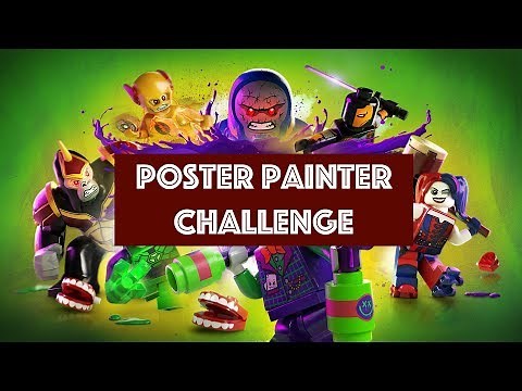 Lego DC Super Villains – Poster Painter Challenge - All Poster Locations