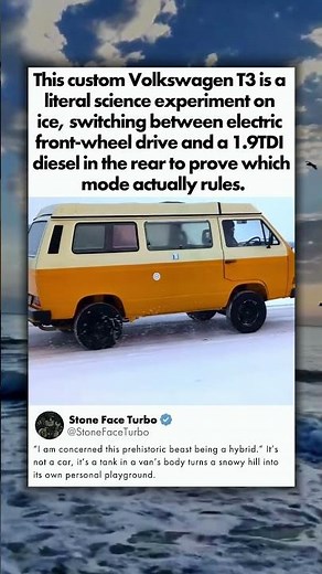 IS THIS T3 A TANK IN A VAN'S BODY?