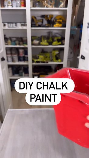 1.3K views · 17 reactions | DIY CHALK PAINT in minutes! I mixed my regular paint with Chalky Powder for a smooth matte finish that sticks to almost anything. Perfect for flips, makeovers, and that vintage vibe 懶  Comment “Chalky Powder” if you want to know what i used ! #chalkpaintedfurniture #chalkpaint #chalkpainting #diy | YF Haneen | Facebook