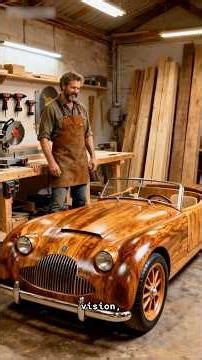 I Built a FULL-SIZE Sunbeam Tiger From Wood (1:1 Scale!) 🤯🔥