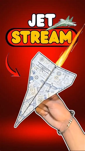 How to make a jet stream paper plane 🛫✈️🛫💸👍