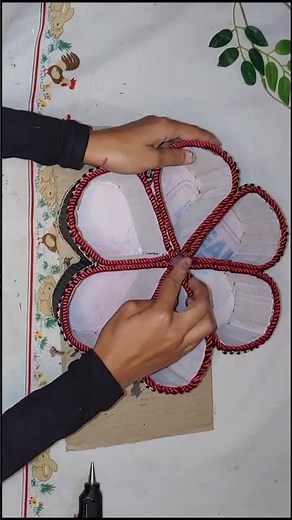 DIY Storage organizer with cardboard #cardboardcraft #organizer