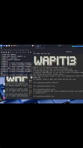 Wapiti Ethical Hacking Tool Install, Use & Scan Websites for XSS, SQLi & More part 6