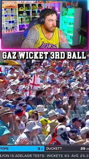GW Sharpy on Instagram: "GAZ TAKE A WICKET WITH HIS 3RD BALL #Cricket #Theashes"