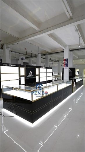 Custom Jewellery Store Display Cabinet | Jewellery Showcase Design | Penbo Display