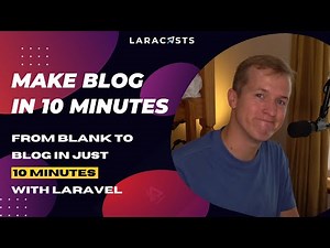 From Blank to Blog With Laravel in 10 Minutes