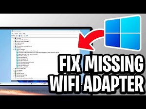 How To Fix WiFi Driver Missing In Windows Laptop or PC - Step By Step