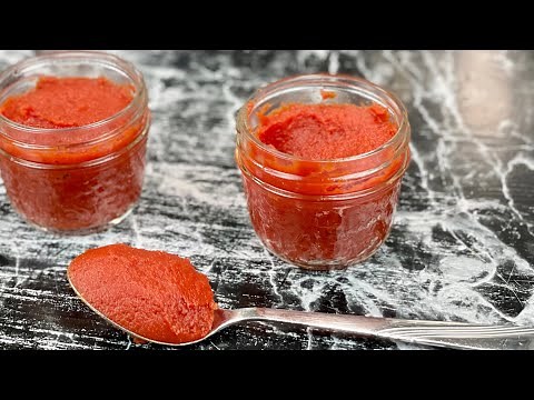 DO YOU HAVE SOME TOMATOES? PREPARE YOUR HOMEMADE TOMATO CONCENTRATE 🍅👩🏻‍🍳