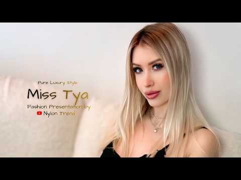 Miss Tya ✅ The Beauty of Nylon Fashion, Elegant Stockings & High Heels | Elegant Fashion Story