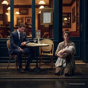 278K views · 489 reactions | She Knelt Beside His Table—Her Baby in...