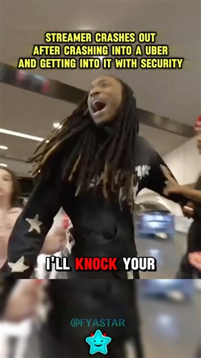 Streamer Crashes Into A Uber Then Goes Crazy On Everyone