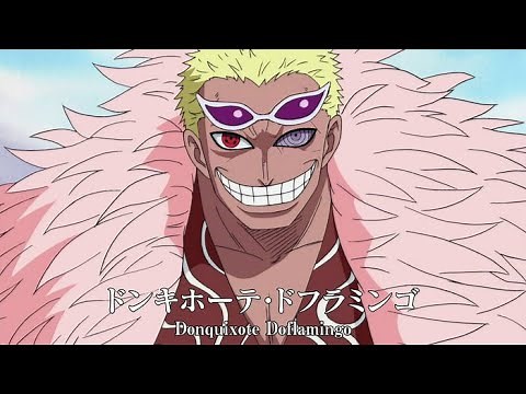 Doflamingo took off his glasses?
