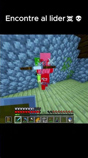 Encontre al lider ☠💀 #shorts #minecraft #humor