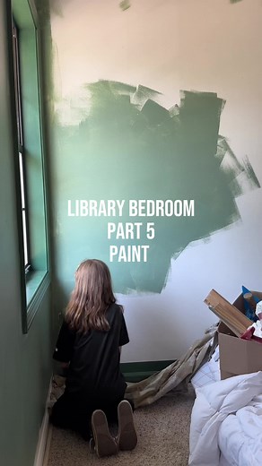 DIY Library Room Transformation: Color Selection Process