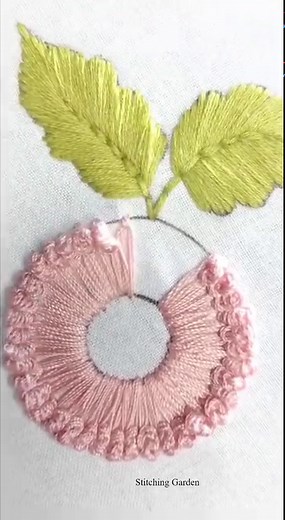 Amazing Hand Embroidery Flower Design | Stitching Garden