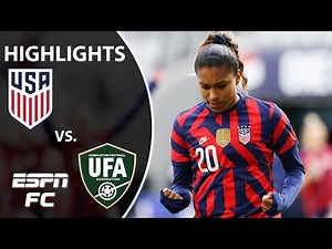USWNT SHOWS OUT in their 9-goal victory over Uzbekistan | USWNT Highlights | ESPN FC