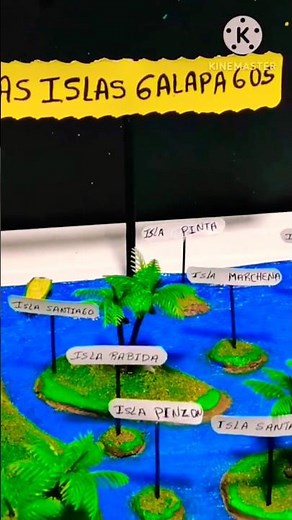 Model of the Galapagos Islands #models #layout #schoolmodels #GalapagosIslands #model