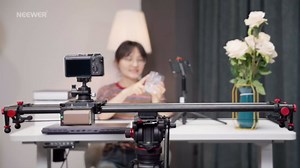 NEEWER 31.5"/80cm Motorized Camera Slider, App Wireless Control DSLR Carbon Fiber Dolly Rail Slider with 4400mAh F750 Battery (Charger Not Included), Support Video Mode, Time Lapse Photography, ER1-80