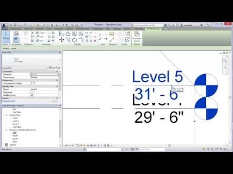 Working with Levels and Grids in Revit 2014
