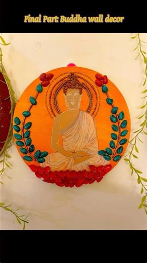 REVEAL: 3D Buddha Art with Clay Snails & Pista Shells! ✨🧘‍♀️ (Final Part)