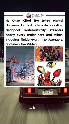 Deadpool once took down the entire marvel universe in an alternate timeline #deadpool