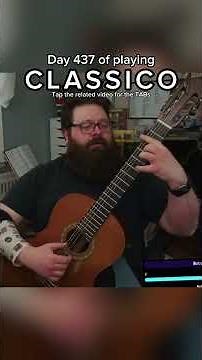 Classico - Day 437 | @tenaciousd #shorts #classicalguitar #tenaciousd #twitch #guitar #music